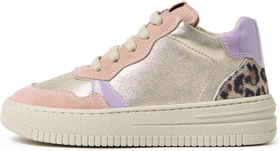 NeroGiardini Sneakers Velour Etoile Honing T.Aida Leo Beige+Iri T.Nappa L Streetwear Kind - Foto 2