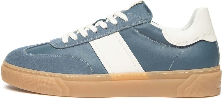 NeroGiardini Lage Sneakers Velour Sauvage Jeans Sparta Osso Tr Iseo 1005 Para