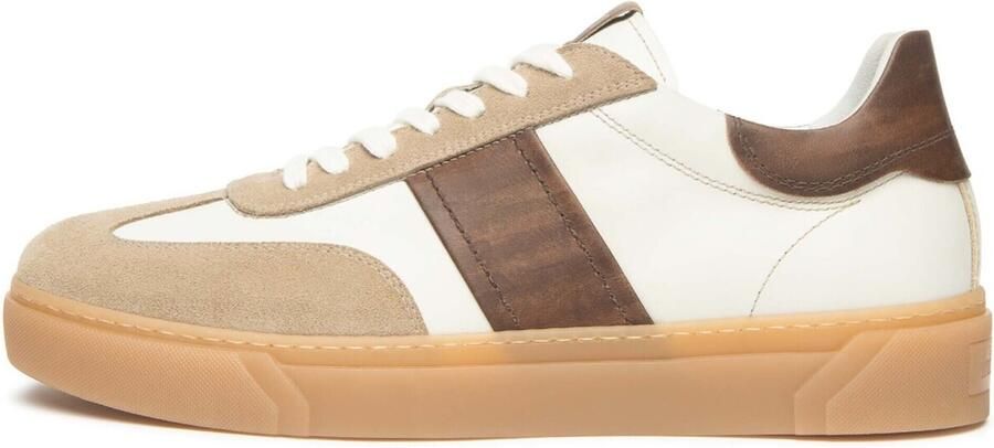 NeroGiardini Lage Sneakers Velour Sparta Osso Delavato Tr Iseo 1005 Par