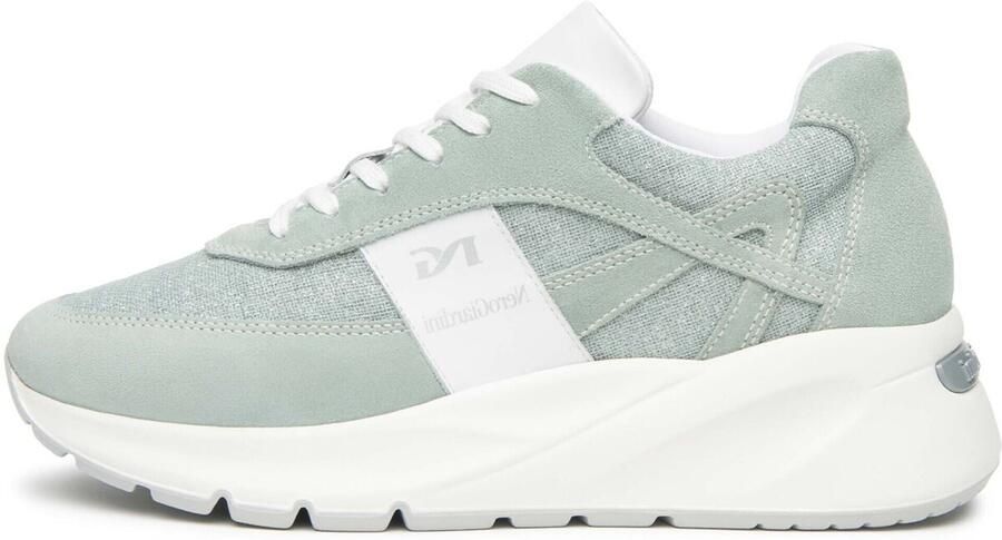 NeroGiardini Lage Sneakers Velour T.Lino Lurex 06 Aspa Skipper Pu.Bide