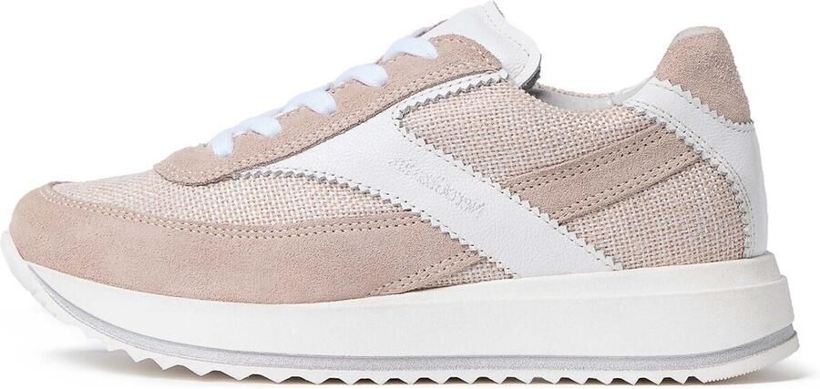 NeroGiardini Lage Sneakers Velour T.Lino Lurex 07 Femm Perseo Tr Onda