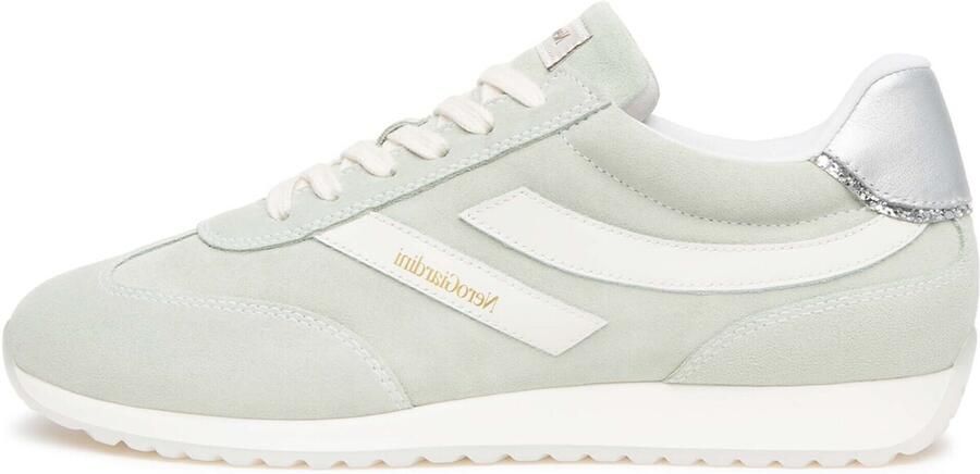 NeroGiardini Lage Sneakers Velour Velvet Osso 0100 Etoile T.Glitter G - Foto 2