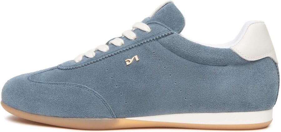 NeroGiardini Lage Sneakers Velour Velvet Osso 0100 Tr Dogna Ambra Avori