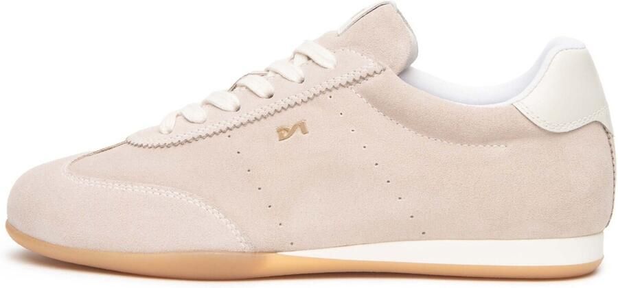 NeroGiardini Lage Sneakers Velour Velvet Osso 0100 Tr Dogna Ambra Avori - Foto 2