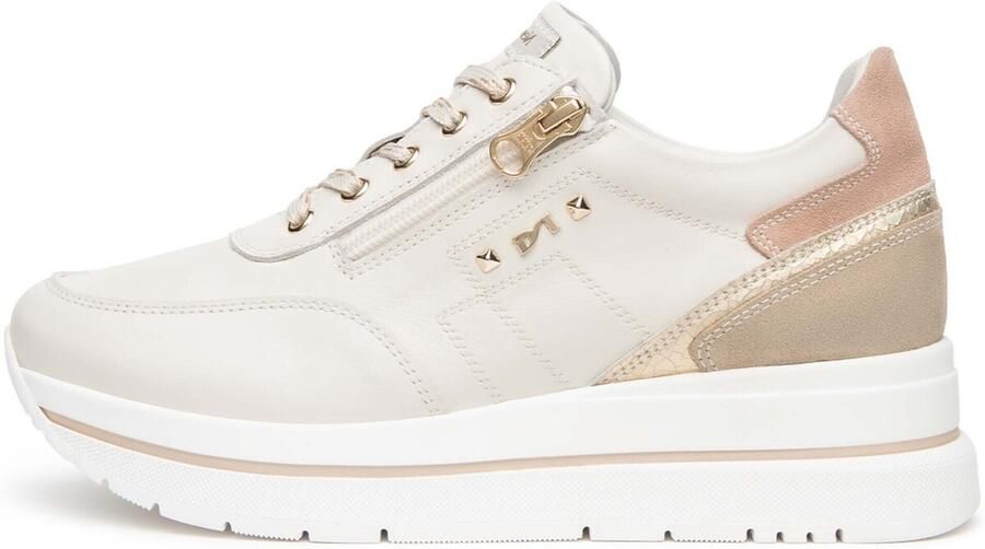 NeroGiardini Lage Sneakers Velvet 0100 Zouk Ivory Velour Camel Velour Phard T - Foto 2