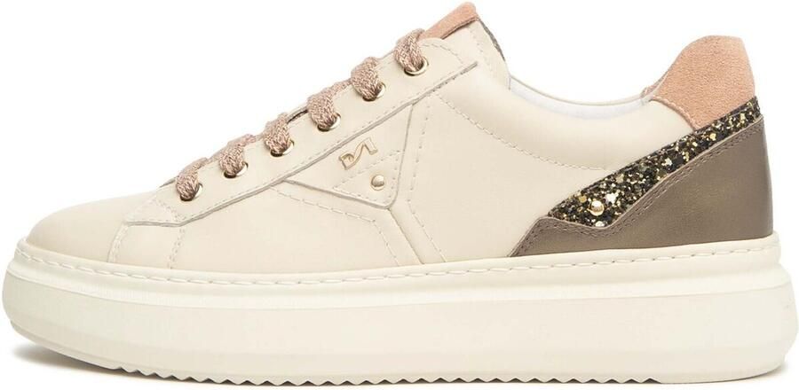 NeroGiardini Sneakers Velvet 1039 Bagoya Brown T.Glitter Gr.Top Sab Velo Streetwear Vrouwen - Foto 3