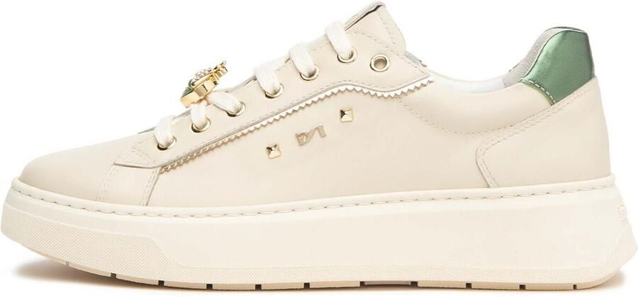 NeroGiardini Lage Sneakers Velvet 1039 Nappa Lux 2251 T.Brill Platino 6
