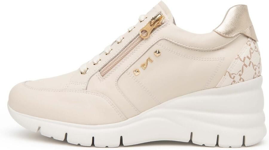 NeroGiardini Lage Sneakers Velvet 1039 T.Giove Noccio Etoile Miele Eva - Foto 5