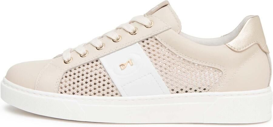 NeroGiardini Lage Sneakers Velvet 1039 T.Nora Latte 02 Skipper Etoile - Foto 3