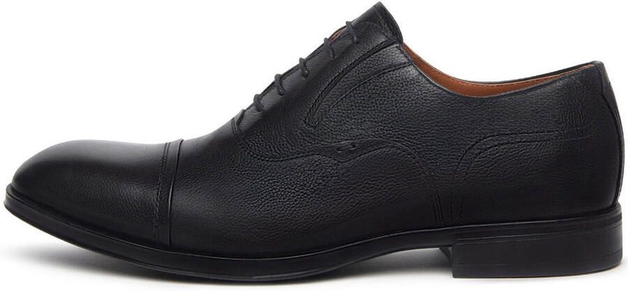 Nerogiardini Veterschoenen van zwart leer Black Heren