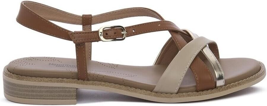 Nero Giardini E615890D Platte sandalenDames Sandalen Wit beige - Foto 6