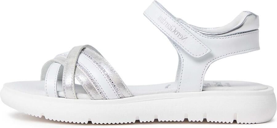 NeroGiardini Sandalen Barolo T.Seoul 2 Argento T.Brill Argento Tr Numana Fashion Wear Kinderen - Foto 2