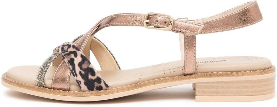 NeroGiardini Sandaal T.Aida Leo+Iri T.Notturno Rame 639 Rocher Biscotto Fashion Wear Vrouwen - Foto 3