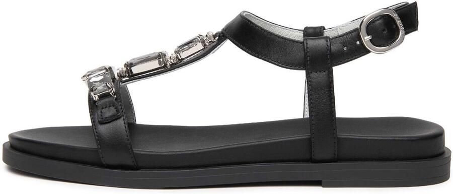 NeroGiardini Platte sandalen Tamigi Tr Terralba 7956 Ner