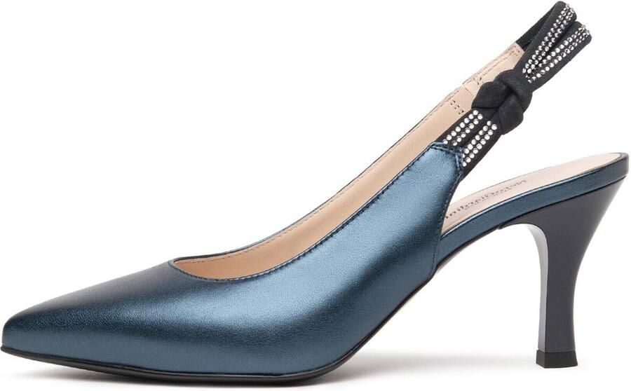 NeroGiardini Pumps Decollete' Laminato Oceano