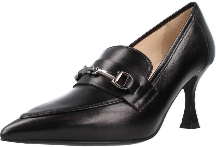 Nerogiardini Italiaanse Leren Hoge Hakken Black Dames - Foto 3