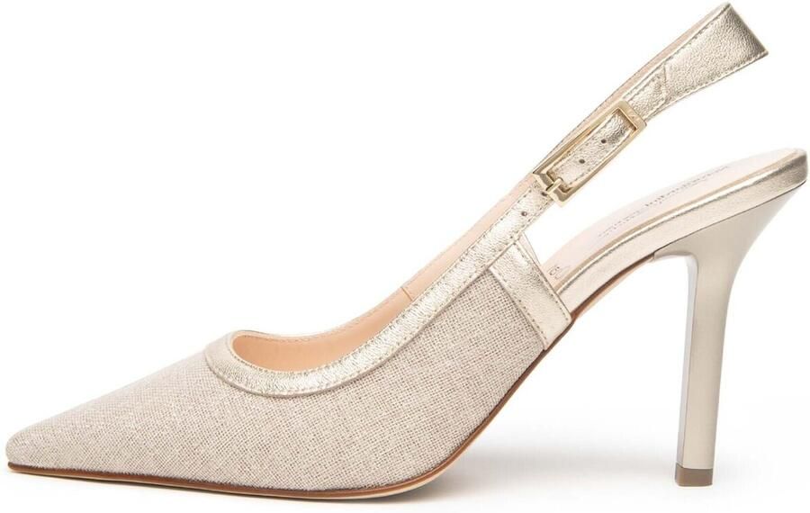 NeroGiardini Pumps T.Lino Lurex 06 Beig Etoile Miele Tpu Sia Naturale