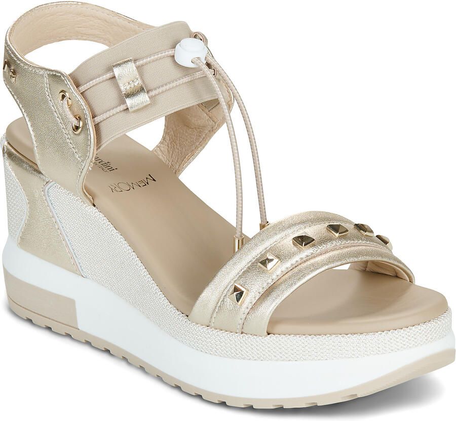 NeroGiardini Sandalen met sleehak Etoile Sand Elastico Chiar Poli.Milena 7854 - Foto 2