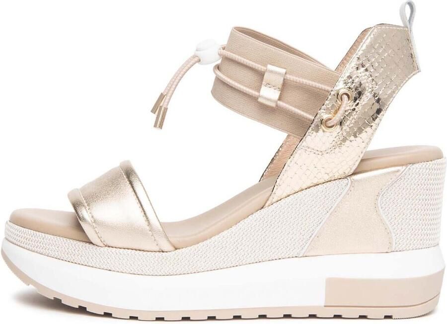 NeroGiardini Etoile Sand Blade Platinum Loire White Elastic Sandals Be Streetwear Vrouwen - Foto 2
