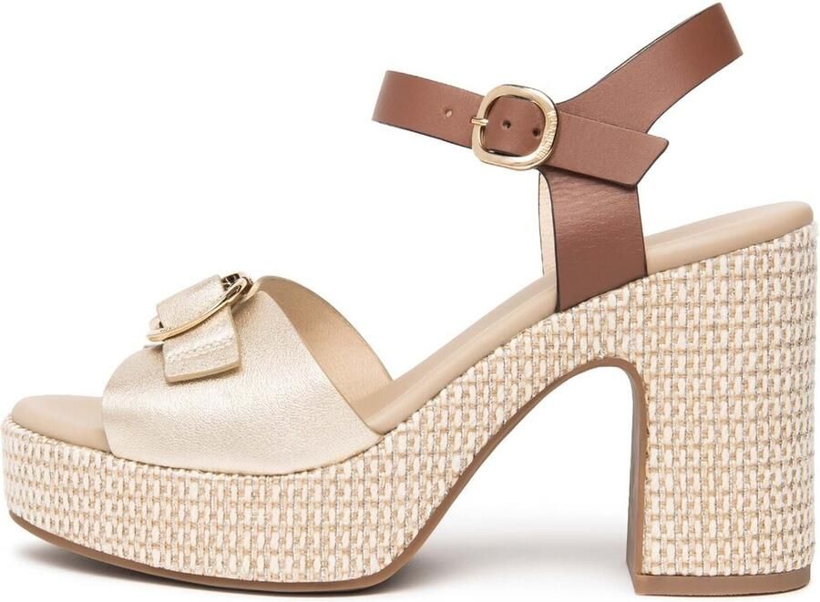 NeroGiardini Sandalen met hakken Etoile Sand Armenia Cuoio Pu.Monod.Meda