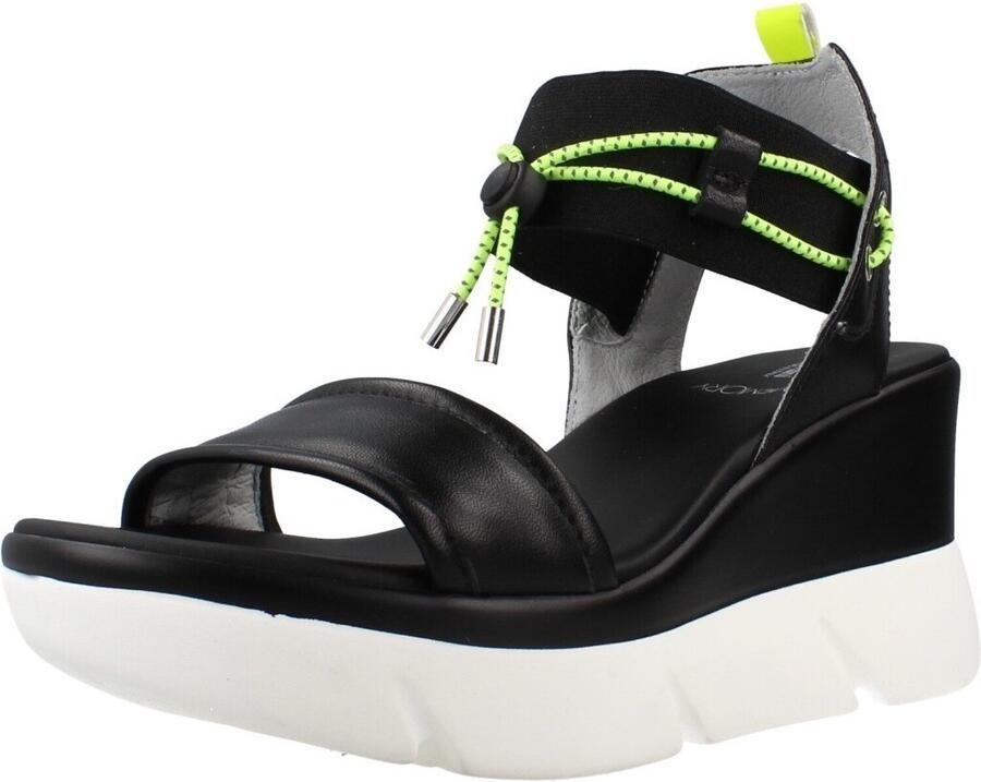 NeroGiardini Sandalen Nappa Pandora Elastico T.Fluo Lime Pu.Monod.Norma Fashion Wear Vrouwen - Foto 2