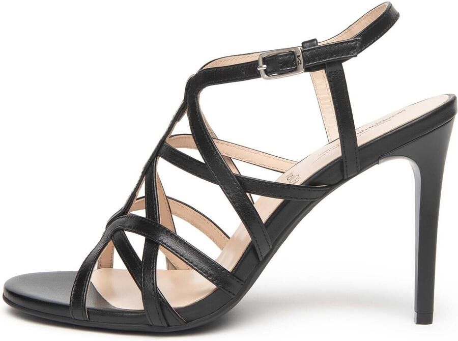 NeroGiardini Sandalen met hakken Nappa Pandora Tpu Egizia Ner