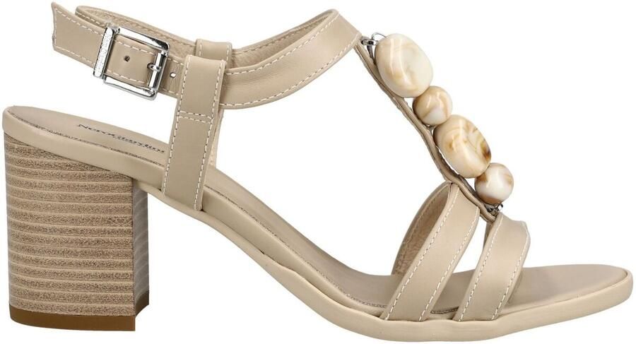 NeroGiardini Sandalen met hakken Tamigi Lino Tr Aulla Naturale 92