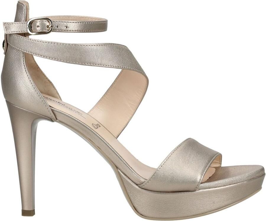 NeroGiardini Sandalen met hakken Etoile Sand Tpu Caserta Dama Nat Poli.6963 Plato'