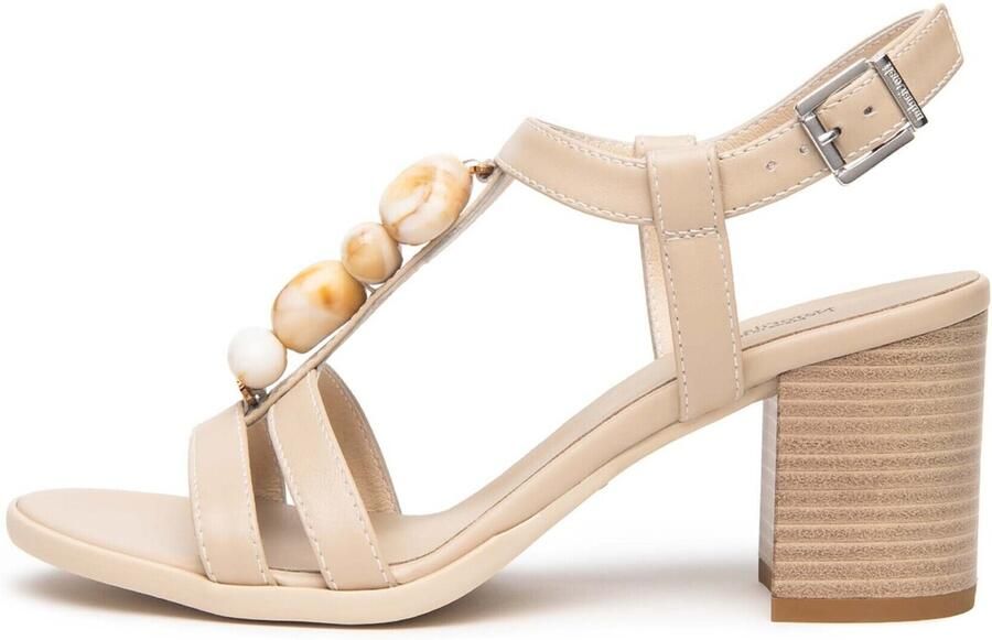 NeroGiardini Sandalen met hakken Tamigi Lino Tr Aulla Naturale 92 - Foto 2