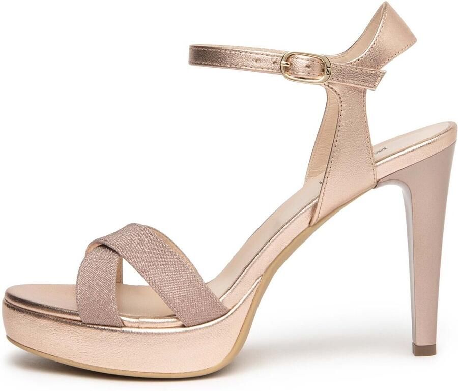 NeroGiardini Sandalen met hakken T.Microglitter Carne Laminato Phard Battis.Tpu Lau - Foto 2