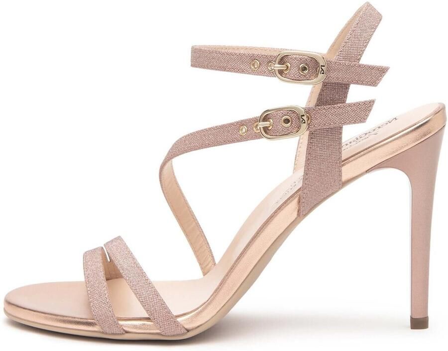 NeroGiardini Sandalen met hakken T.Microglitter Carne Tpu Egizia Naturale