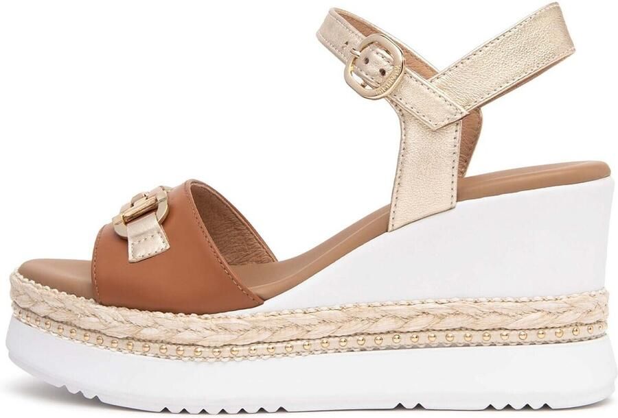 NeroGiardini Sandalen met sleehak Armenia Etoile Miele Pu.Monod.Bagheria 17 - Foto 5