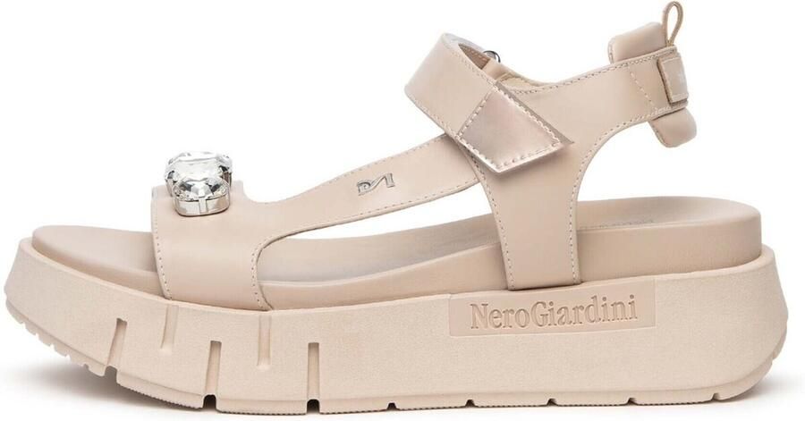 NeroGiardini Sandalen met sleehak Armenia T.Brill Phard Tr Venezia 8066 Ligh - Foto 6