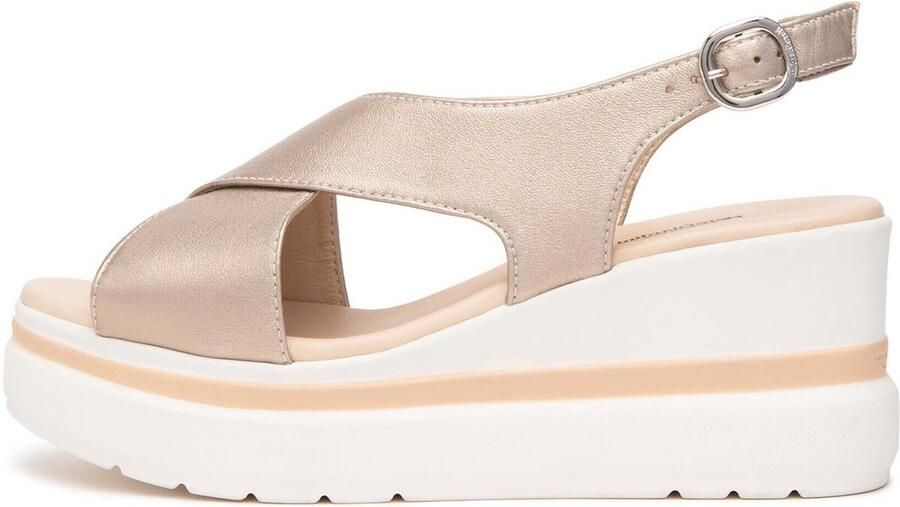 NeroGiardini Sandalen met sleehak Etoile Sand Pu.Alicante P18383 B - Foto 2