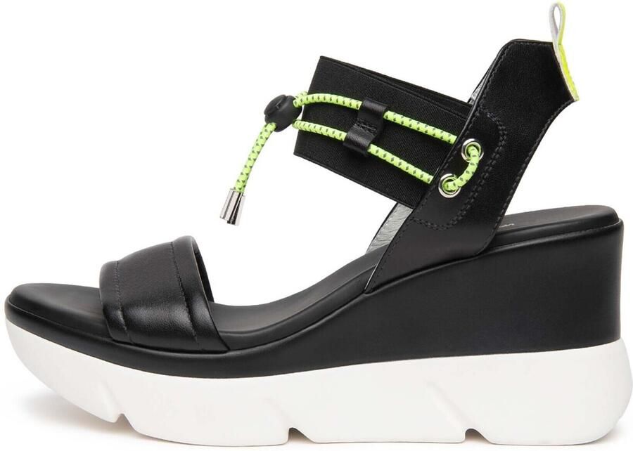 NeroGiardini Sandalen Nappa Pandora Elastico T.Fluo Lime Pu.Monod.Norma Fashion Wear Vrouwen - Foto 3