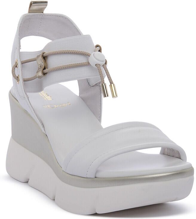 NeroGiardini Sandalen met sleehak NERO GIARDINI 707 CILE BIANCO