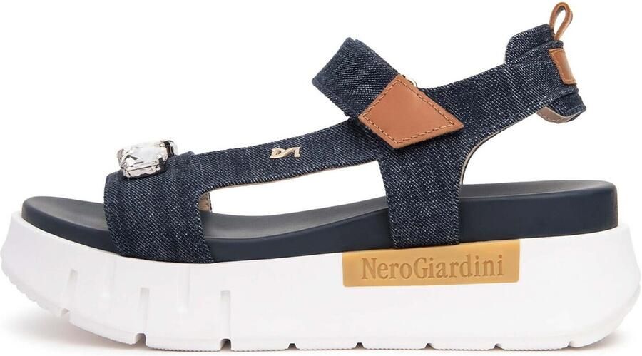 NeroGiardini Sandalen met sleehak T.Tinto 9 Armenia Cognac Tr Venezia 8066 Ligh - Foto 6