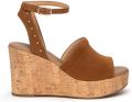 NeroGiardini Sandalen met sleehak VELOUR TABACCO PU.MUSA 8901P R - Bruin