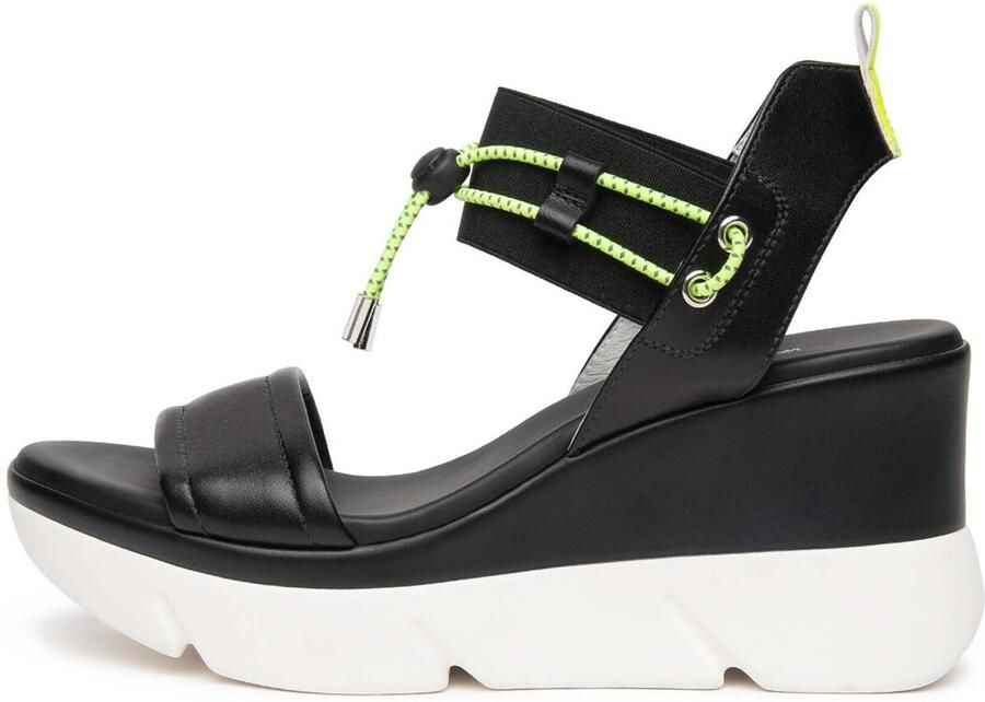 NeroGiardini Sandalen Nappa Pandora Elastico T.Fluo Lime Pu.Monod.Norma Fashion Wear Vrouwen - Foto 3