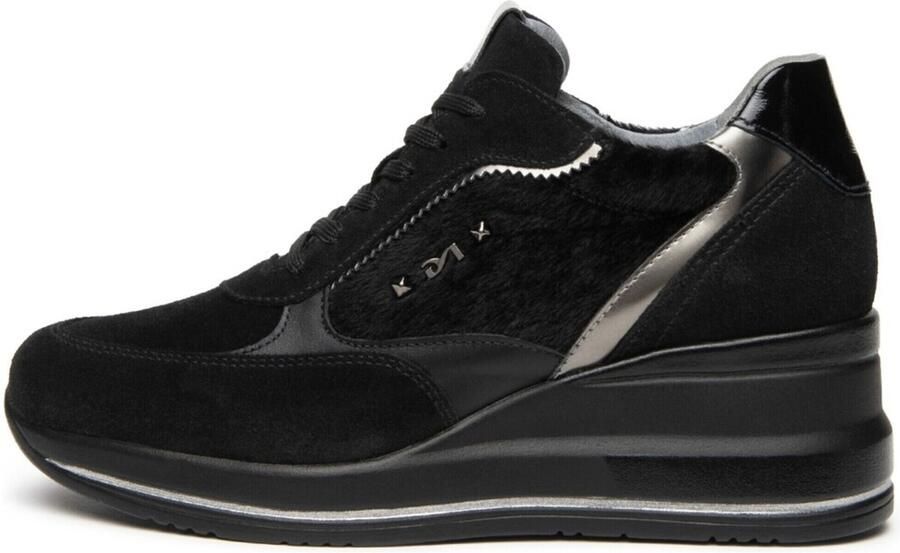 NeroGiardini Sneakers Arold Velo Guanto T.Patty T.Brill Antracite P - Foto 2