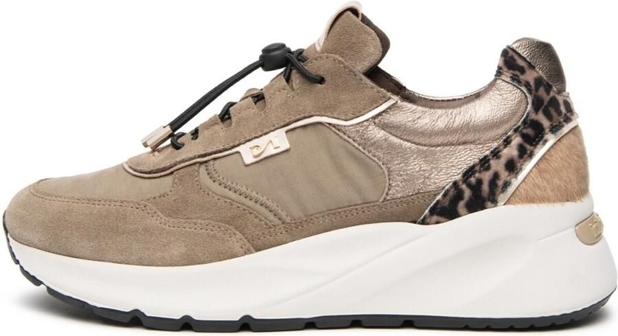 NeroGiardini Sneaker Arold Velo Taupe T.Zoro Modder Etoile Luipaard T.Pluvia Fashion Wear Vrouwen - Foto 3