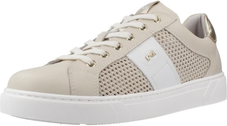 NeroGiardini Lage Sneakers Velvet 1039 T.Nora Latte 02 Skipper Etoile - Foto 2