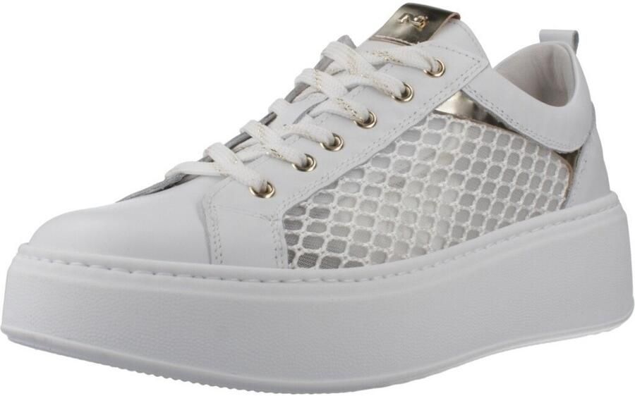 NeroGiardini Lage Sneakers Skipper T.Palladium Net Bian T.Brill Platino 6074 - Foto 2