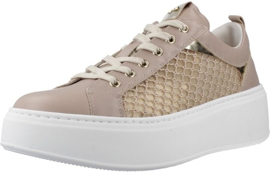 NeroGiardini Lage Sneakers Nappa Pandora T.Palladium Net T.Brill Platino - Foto 3