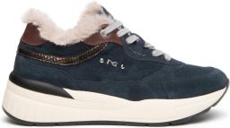 NeroGiardini Sneaker Velour 225 Kenia Bordo' Turandot Potting Soi Pu.Bi Fashion Wear Vrouwen