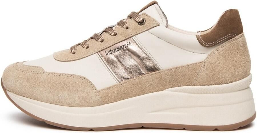NeroGiardini Sneaker Velour Velvet Milk 1039 Lunare Taupe Grijs Velour Malt Fashion Wear Vrouwen - Foto 2