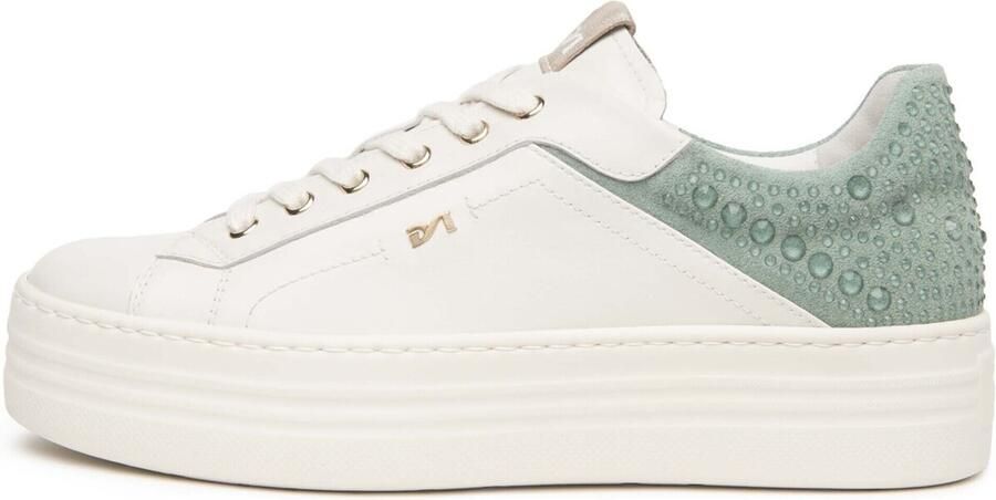 NeroGiardini Sneakers Velvet 0100 Velour Asparago Etoile Miele Pu.Monod. - Foto 2