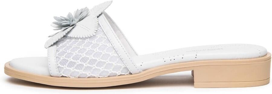 NeroGiardini Slippers Loira T.Palladium Net Bian Tr Accra 592 Beige C Fashion Wear Vrouwen - Foto 3