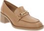 Nerogiardini Leren Hoge Hakken Schoenen voor Vrouwen Beige Dames - Thumbnail 2