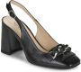 Nero Giardini 512310 Sneakers Leren Sneaker Dames Zwart - Thumbnail 3
